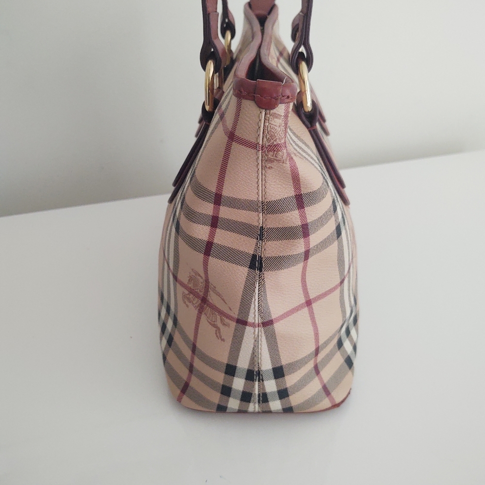 Burberry Haymarket Medium Tote - Picture 8 of 14